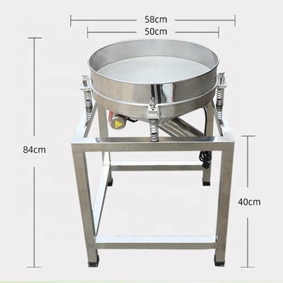 2 dekken Vibro Sand Gravel Screening Separator Sifter Machine met fijne materialen
