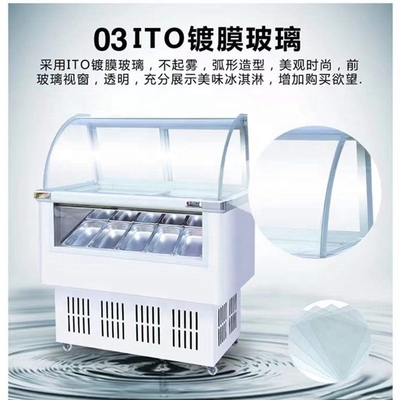 Automatische ontdooiing Super Performance IJsscherm Freezer met lage investering