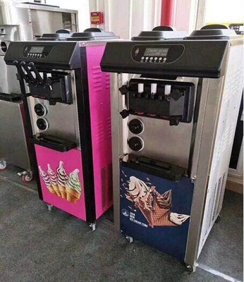 Draagbare zachte ijsmachine Geen water Geen vervuiling Perfect voor elke locatie