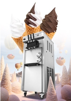 Draagbare zachte ijsmachine Geen water Geen vervuiling Perfect voor elke locatie
