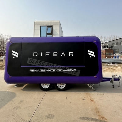 Gepersonaliseerde 3.8*1.6*2.35m mobiele foodtruck met volledige keuken en aangepaste conditie