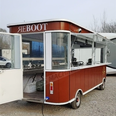 Volledige Keuken Mobiele Voedsel Truck Retail Food Trailer voor Pizza Burgers BBQ