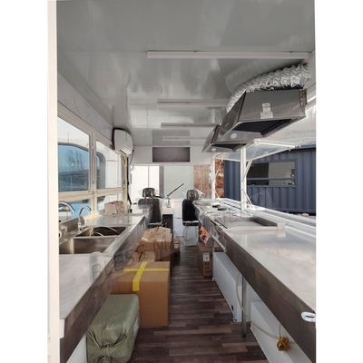 Volledige Keuken Mobiele Voedsel Truck Retail Food Trailer voor Pizza Burgers BBQ