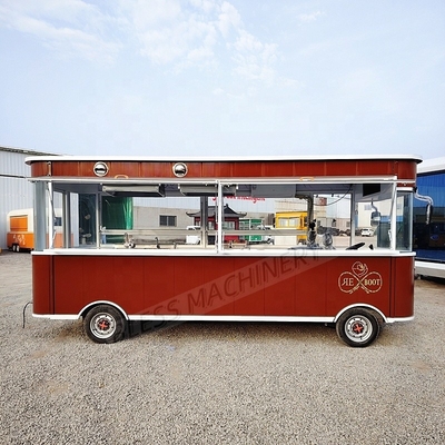 Volledige Keuken Mobiele Voedsel Truck Retail Food Trailer voor Pizza Burgers BBQ