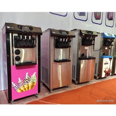Softy ijsmachine met pre-koeling houden vers systeem gemaakt van 304 roestvrij staal