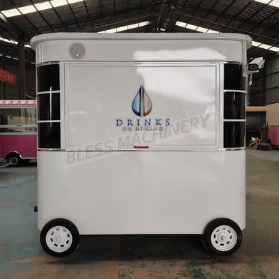 Mobiele snackfoodtrailers Multifunktioneel foodtruck met grondstof op basis van bloem