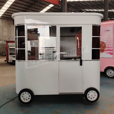 Mobiele snackfoodtrailers Multifunktioneel foodtruck met grondstof op basis van bloem