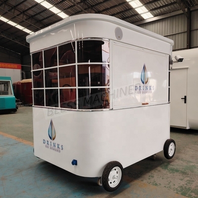 Mobiele snackfoodtrailers Multifunktioneel foodtruck met grondstof op basis van bloem