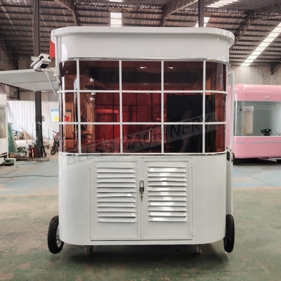 Mobiele snackfoodtrailers Multifunktioneel foodtruck met grondstof op basis van bloem