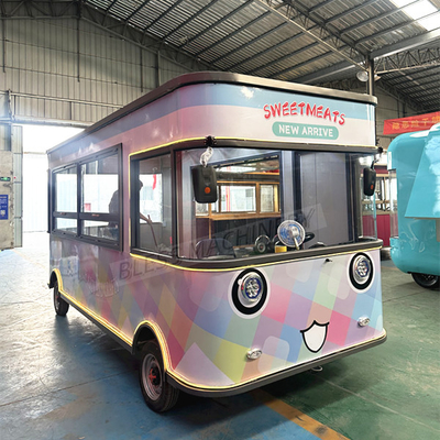 Elektrische wagen mobiele snack brood voedsel vrachtwagen voor wijnbouw en voedsel drank toepassingen