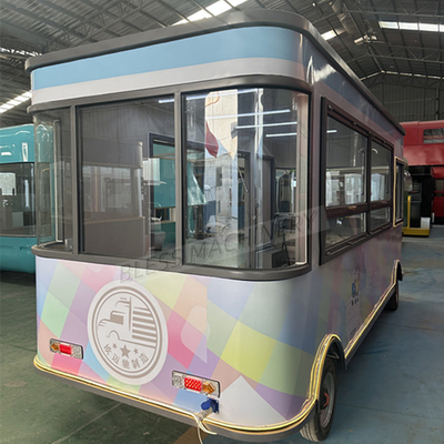 Elektrische wagen mobiele snack brood voedsel vrachtwagen voor wijnbouw en voedsel drank toepassingen