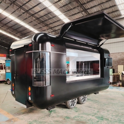 Lange levensduur Snack Food Cart Vending Concession Street Fast Airstream Trailer