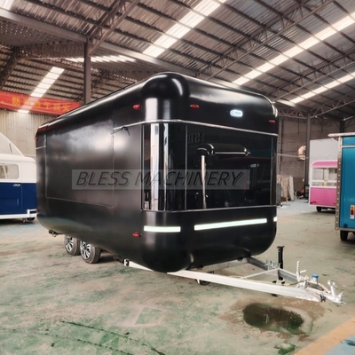 Vierwieler Food Warmer Trailer in de VS met Food Making Function en roestvrij staal