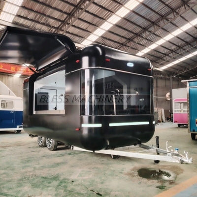 Vierwieler Food Warmer Trailer in de VS met Food Making Function en roestvrij staal
