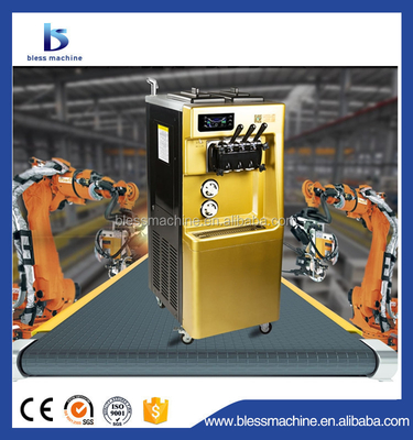 670x780x1330 mm zachte ijsmachine met een capaciteit van 120 kg