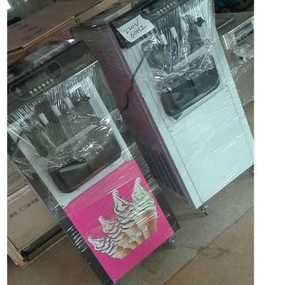 Soft serve ijsmachine Gebruikersvriendelijk Materiaal 304 roestvrij staal