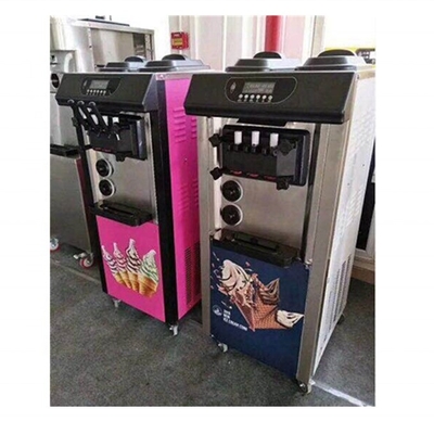 Vinnige bevroren 3 smaken Commerciële ijsmachine met voorkoeling Hou vers systeem