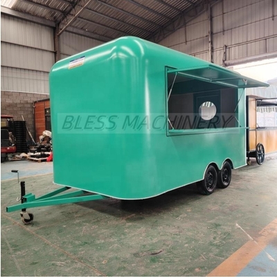 Mobiel Juice Bar IJs Cream Food Vending Truck in Volledig uitgerust met 110V220V Spanning