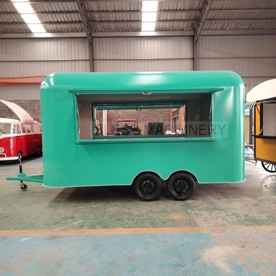 Volledig uitgeruste aanhangwagen in L450.00cm*W210.00cm*H250.00cm mobiele food-vending truck
