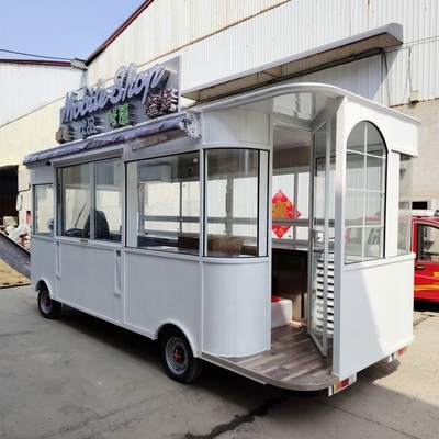 Kledingwinkels Mobiele keukentrailer Straat Mobiele voeding Warmer Cart/Crepe Food Trailer