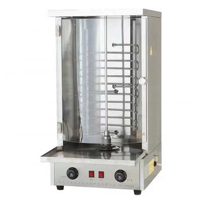 Elektrische en gas Shawarma Machine in Qatar voor het voldoen aan de eisen van de klant