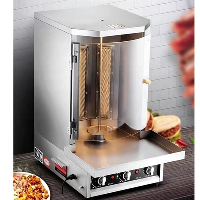 Elektrische en gas Shawarma Machine in Qatar voor het voldoen aan de eisen van de klant