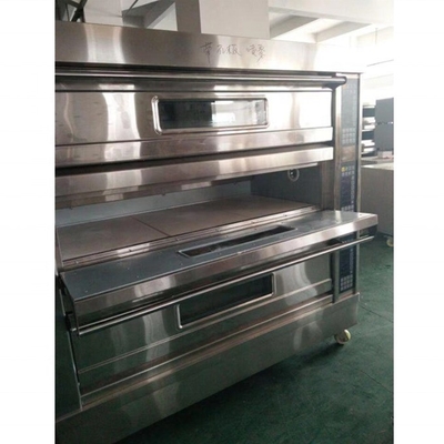 Energiebesparende 3-dek bakoven roestvrijstalen verwarmingselement voor dienstruggrootte 400 * 600 mm