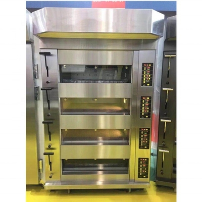 Energiebesparende 3-dek bakoven roestvrijstalen verwarmingselement voor dienstruggrootte 400 * 600 mm