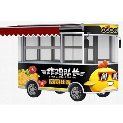 2024 Laatste technologie Snack Food Cart voor Fast Food Machinery Function Driving Car