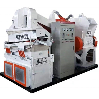 99.99% Recycling Ratio Low Budget Koperdraadbreker en Separator met levenslange technische service