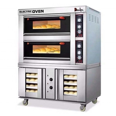 200 kg capaciteit enkelfasige bakoven met gebruiksvriendelijk ontwerp en roestvrij staal