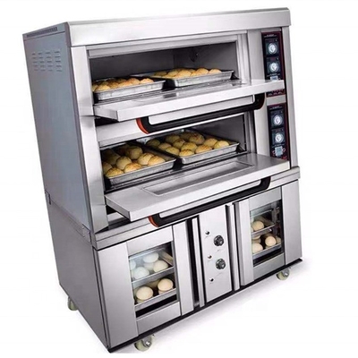 200 kg capaciteit enkelfasige bakoven met gebruiksvriendelijk ontwerp en roestvrij staal