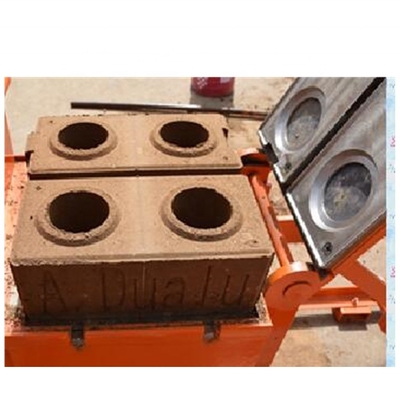 10% korting Kenia bodem cement interlocking baksteen maken machine met tentoongesteld op de beurs van Canton