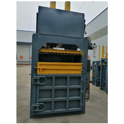 Eenvoudige dubbelcilinder gebruikte kledingbaler met hoge dichtheid en hydraulische compactor
