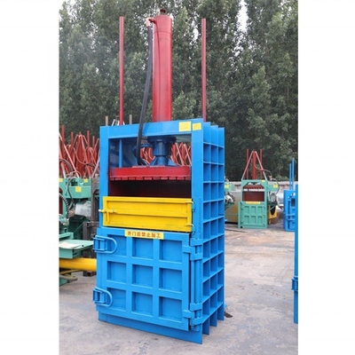 Eenvoudige dubbelcilinder gebruikte kledingbaler met hoge dichtheid en hydraulische compactor