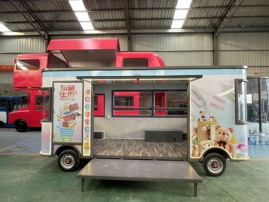 2024 Energiebesparende commerciële BBQ-warmvoedselbus voor outdoor fastfood volgens Amerikaanse normen