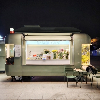 Lange levensduur Super Performance CE goedgekeurde op maat gemaakte foodtrailer voor snacks