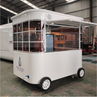 2024 Mobiele koffie melk thee soja melk vers sap groenten fruit wagen