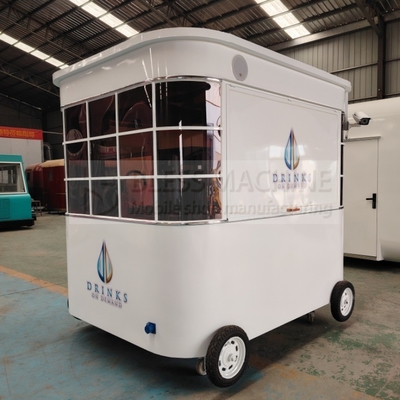 2024 Mobiele koffie melk thee soja melk vers sap groenten fruit wagen