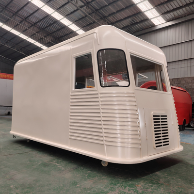Multifunctionele elektrische mobiele bestelwagen voor snacks Drankjes en koffie 4 Road Wheels Outlet