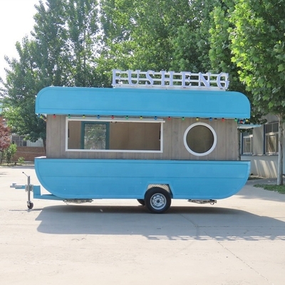 Direct verkopen mobiele catering food kiosk fast food trailer met roestvrij staal