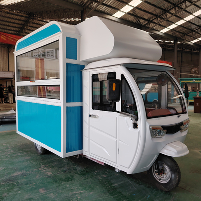 Multifunctionele mobiele elektrische fastfood snack driewieler pedikaat driewieler in 2023