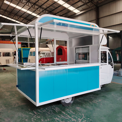 Multifunctionele mobiele elektrische fastfood snack driewieler pedikaat driewieler in 2023