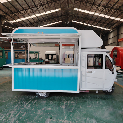 Multifunctionele mobiele elektrische fastfood snack driewieler pedikaat driewieler in 2023