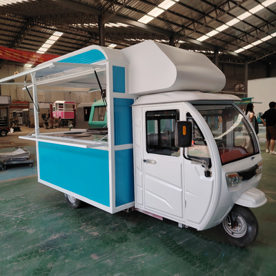 Multifunctionele mobiele elektrische fastfood snack driewieler pedikaat driewieler in 2023