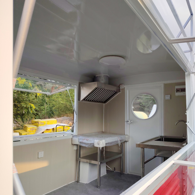 2023 Fast Food Snack Catering Drinks Koffie Truck Trailer Cart met aangepaste lengte