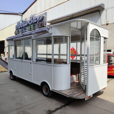 500*180*235cm Elektrisch mobiel gebakken kip met koffie en cola drankje