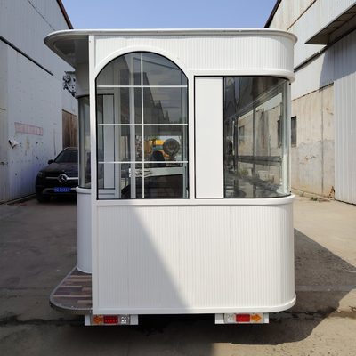 500*180*235cm Elektrisch mobiel gebakken kip met koffie en cola drankje