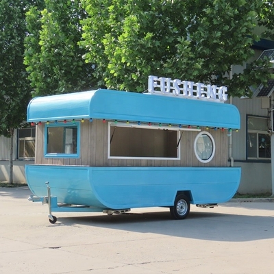 De beste investering van drukkerijen 220V/380V Spanning Roulotte Trail Street Food Trucks