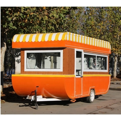 De beste investering van drukkerijen 220V/380V Spanning Roulotte Trail Street Food Trucks